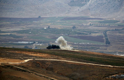 حمله موشکی مقاومت لبنان به مرکز تجمع نظامیان اسرائیل