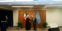 روحانی با دبیرکل سازمان ملل دیدار کرد


