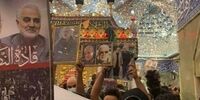 تصویر حاج قاسم در حرم امام حسین (ع)