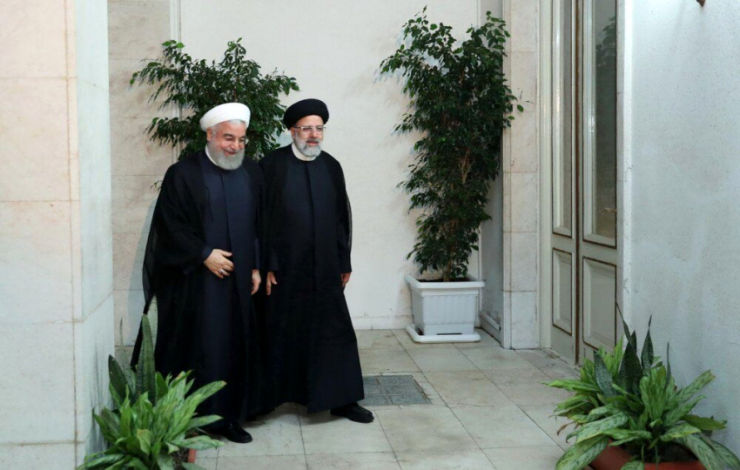 پیام متفاوت روحانی به رئیسی/ سکوت دولتمردان سابق شکست