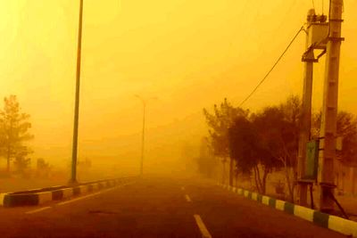 وزش باد شدید در راه تهران