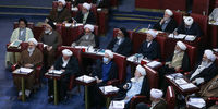 دو حاشیه از حضور حسن روحانی در مجلس خبرگان /آملی لاریجانی و علم الهدی هم آمدند