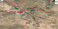 نقشه لرزه‌ای ۳۵۴ محله تهران /  آدرس دقیق گسل های تهران