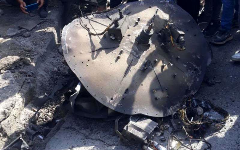 سقوط پهپاد روی ساختمان های مسکونی خانه ها را تخریب کرد+ فیلم