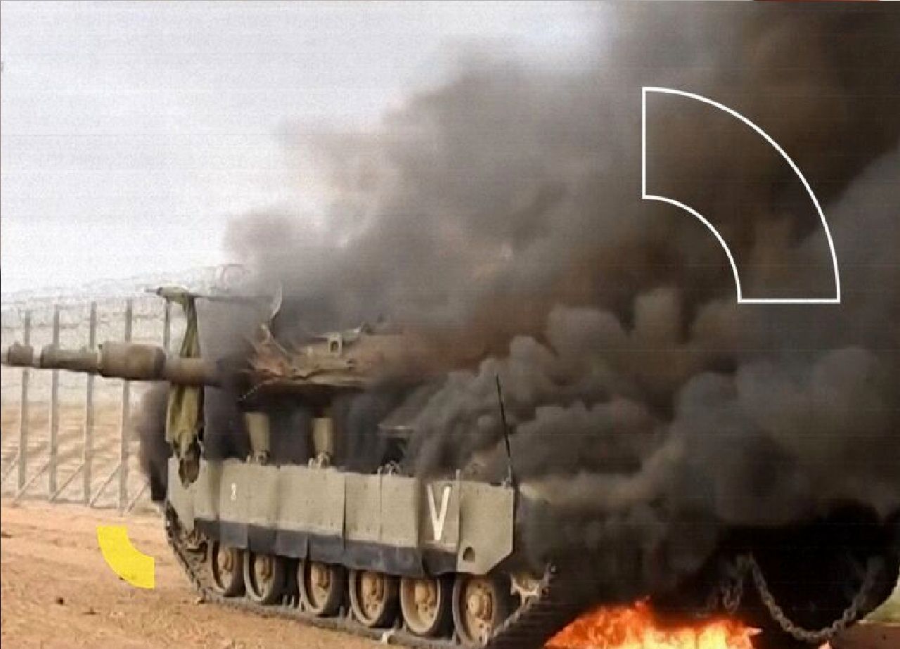 نظامیان اسرائیل غافلگیر شدند / انهدام یک تانک و جیب در غزه