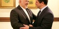 ظریف با مشاور شورای امنیت اقلیم کردستان دیدار کرد