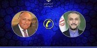 تماس تلفنی امیرعبداللهیان با همتای مصری خود در مورد مسائل غزه