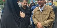 حضور دختر سردار سلیمانی در راهپیمایی روز قدس+عکس