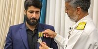 اهدای نشان ویژه ارتش به خادم حرم شاهچراغ
