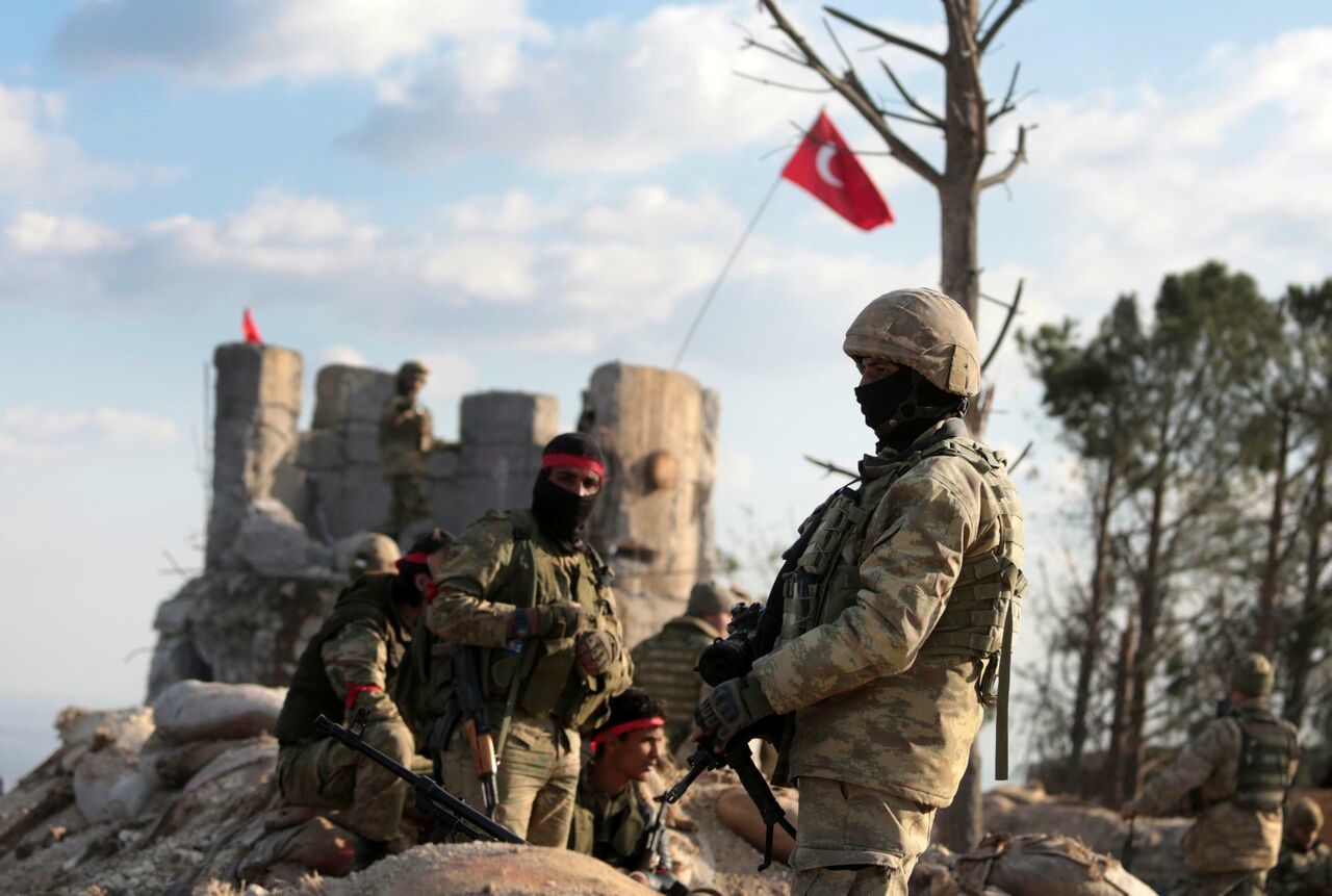 درگیری ارتش ترکیه و نیروهای مسلح / تبادل آتش در عفرین