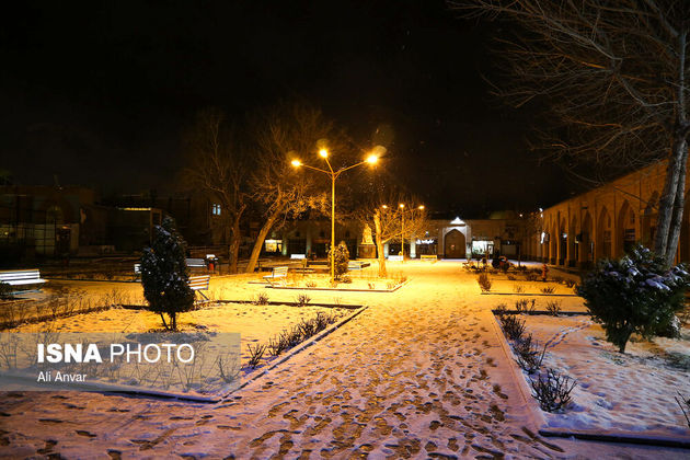 بارش برف اردبیل
