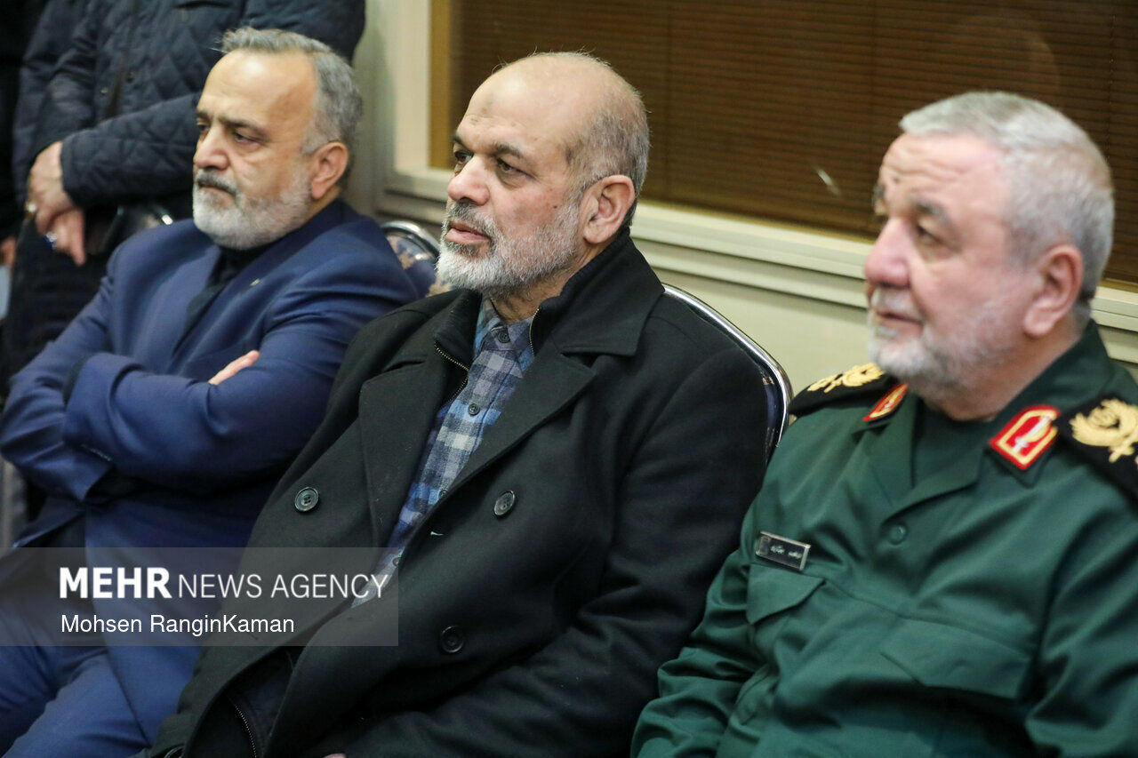 تصاویری از مراسم بزرگداشت شهید فرج الله شوشتری/ سردار وحیدی هم حضور داشت