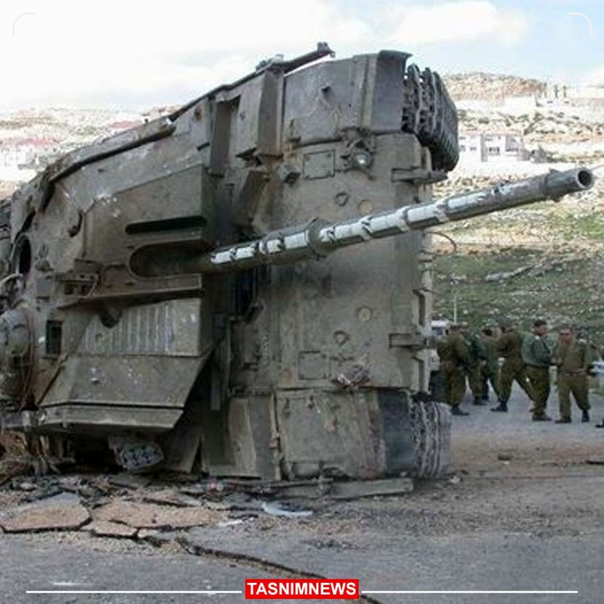  یک تانک و نفربر اسرائیل در غزه منهدم شد!