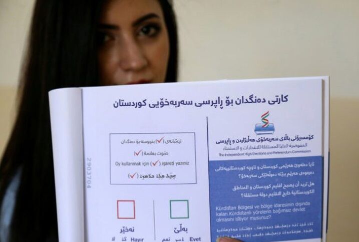 شمارش آرای همه پرسی استقلال کردستان عراق آغاز شد