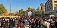 ورود معترضان به پارلمان عراق با شعارهای ضد ایرانی!
