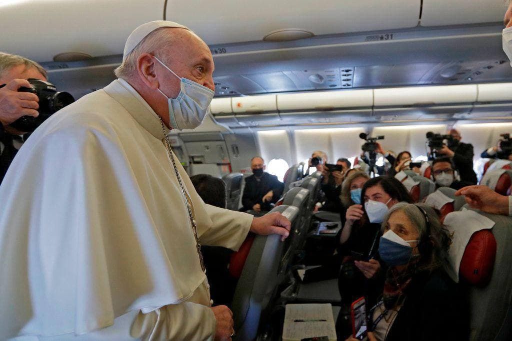 گزارش تصویری ورود پاپ فرانسیس به بغداد