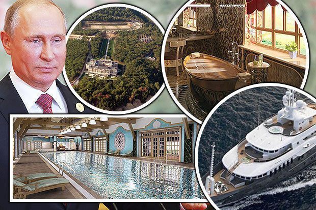 ثروت افسانه‌ای و زندگی سوپر لاکچری تزار پوتین+ (گزارش تصویری)
