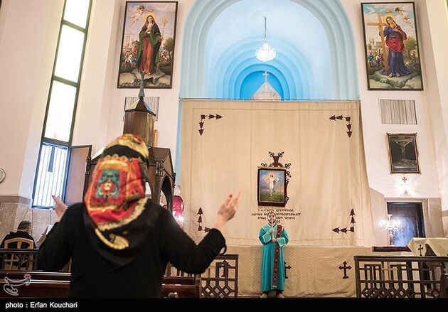 مراسم عید پاک در کلیسای گریگور مقدس