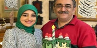 ستاره سادات قطبی در جشن تولدش 38 سالگی اش+عکس