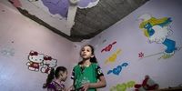 تصاویر| اتاق های ویران شده کودکان در جنگ غزه 