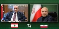 قالیباف به نبیه بری: اشغالگران باید از جنوب لبنان عقب‌نشینی کنند