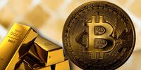 قیمت طلا و بیت کوین برگشت