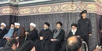 حضور فرزندان رهبر شهید در مراسم چهلم ایشان در حرم رضوی +عکس