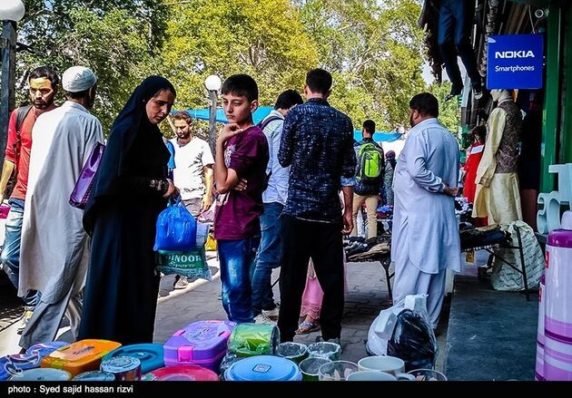 بازار عید قربان در کشمیر