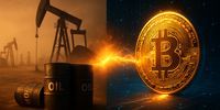 آینده بیت‌ کوین در گرو نوسانات قیمت نفت | جهش تا ۸۰ هزار یا سقوط با یک شوک انرژی؟ | اگر تنگه هرمز بسته بماند... 