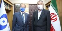 سنگ کاغذ قیچی رافائل گروسی و اسلامی در سازمان انرژی اتمی+ عکس