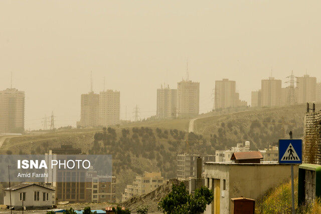 هشدار به پایتخت‌نشینان/خیزش گرد و خاک و احتمال وزش باد شدید