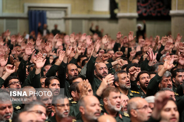 دیدار فرماندهان سپاه پاسداران با مقام معظم رهبری