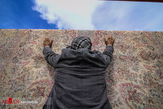قالیشویی در آستانه سال نو