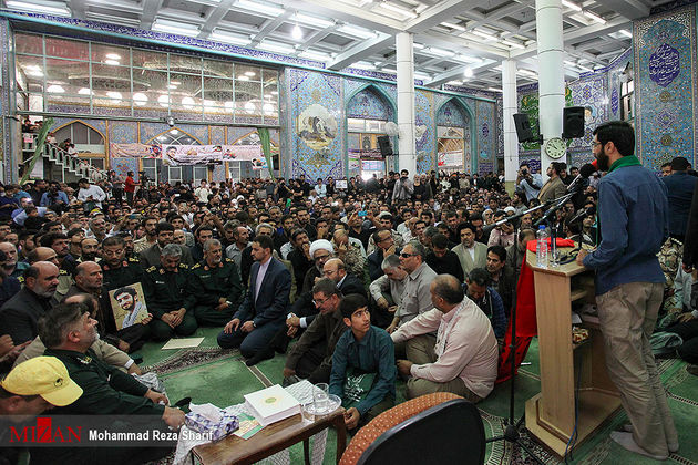 مراسم بزرگداشت شهید حججی در نجف آباد