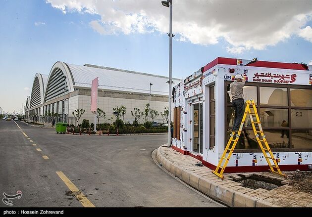 مراحل آماده سازی نمایشگاه کتاب تهران