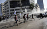 درگیری معترضان به سیاست‌های نتانیاهو با پلیس در تل‌آویو