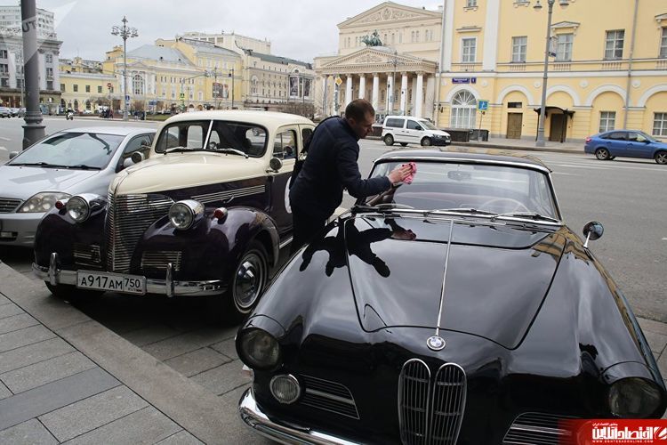 روایت تصویی از رالی خودروهای کلاسیک در مسکو 