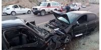تصادف شدید 3 خودرو حادثه آفرید+ تعداد مصدومان