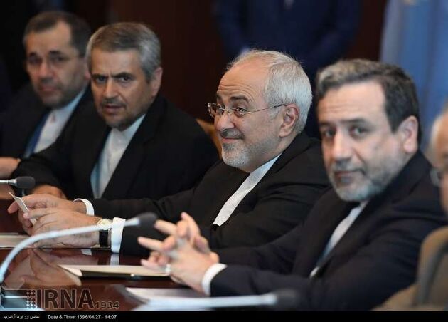 دیدار ظریف با دبیرکل سازمان ملل متحد