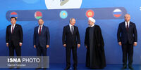 تصاویر یادگاری سران اتحادیه اورآسیا با حضور روحانی