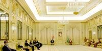 تصاویری از دیدار نخست وزیر عراق با بن سلمان/ جنگنده های سعودی هواپیمای الکاظمی را اسکورت کردند