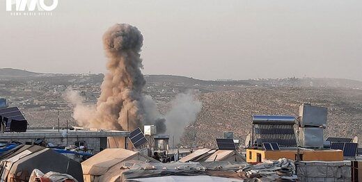 حمله هوایی دمشق و مسکو به مرز سوریه و ترکیه+ تصاویر