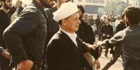 سخنرانی ناتمام در مراسم تشییع امام+تصاویر