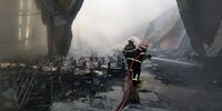 حریق بزرگ در بازار تهران 