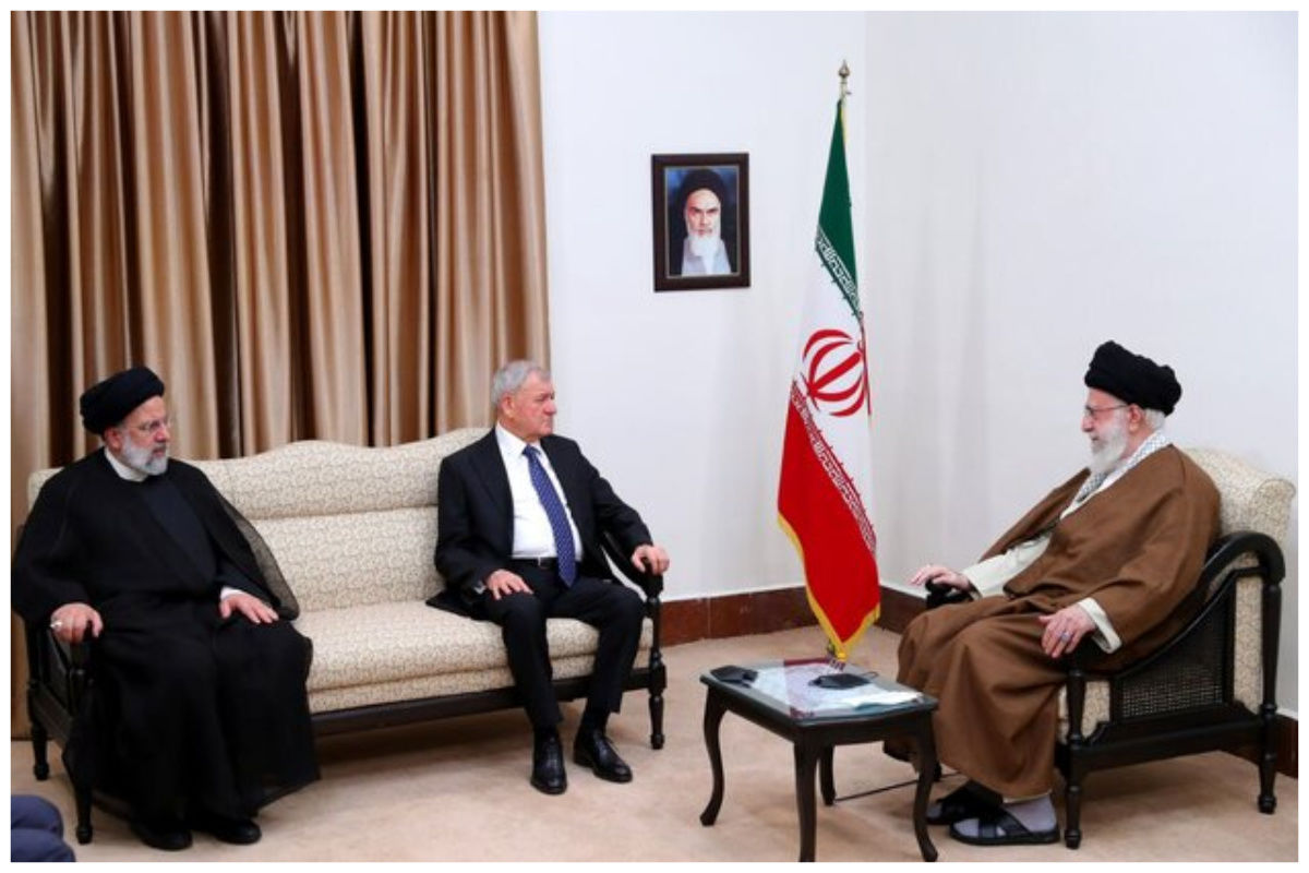 رییس‌جمهور عراق با رهبر انقلاب دیدار کرد