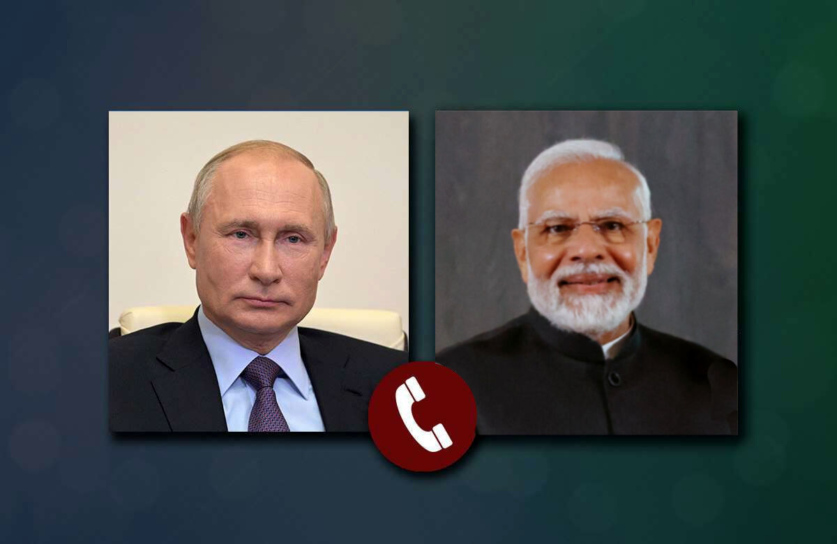 تماس تلفنی پوتین و نخست‌وزیر هند 