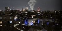 انفجار شدید در لندن/ ابر مرموز در آسمان لندن شکل گرفت+ فیلم
