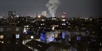 انفجار شدید در لندن/ ابر مرموز در آسمان لندن شکل گرفت+ فیلم
