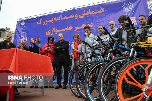 همایش بزرگ دوچرخه‌سواری در تهران