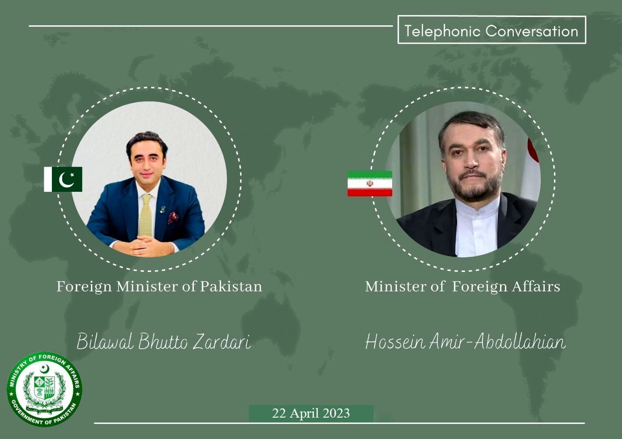 گفتگوی تلفنی امیرعبداللهیان با وزیر خارجه پاکستان 